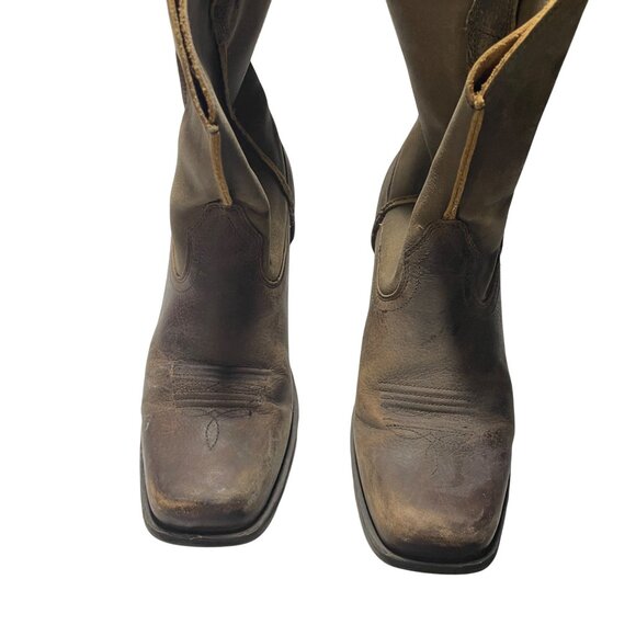 Ariat Men’s Rambler Recon Western Leather Boots Size 6 Distressed Brown Durable - Picture 2 of 4